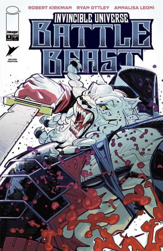 Invincible Universe Battle Beast #4 2nd Printing Cover B Jason Howard Sword Variant