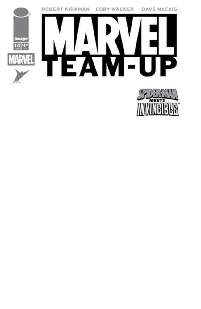 Marvel Teamup #14 Facsimile Edition Cover G Blank Sketch Variant