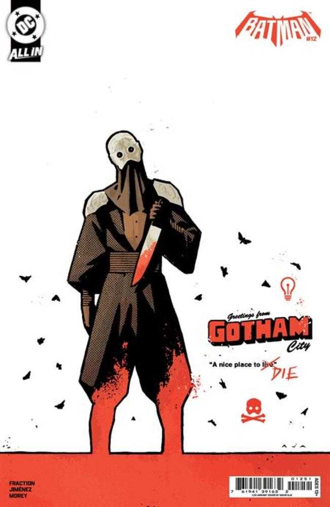 Batman #12 Cover F 1 in 25 David Aja Card Stock Variant