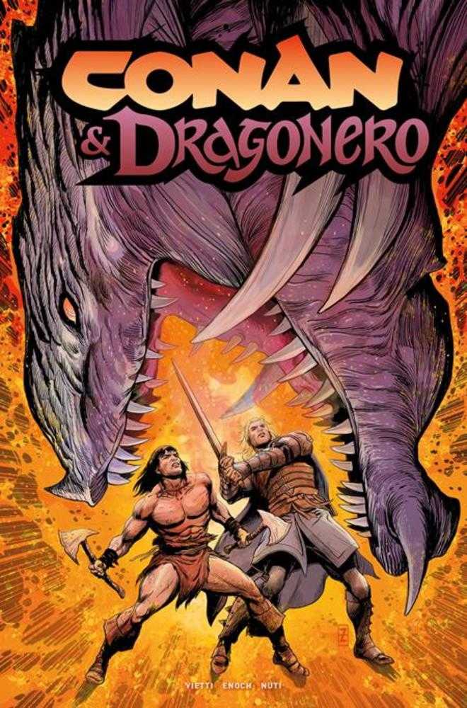 Conan And Dragonero #4 (Of 7) Cover A Patch Zircher (Mature)