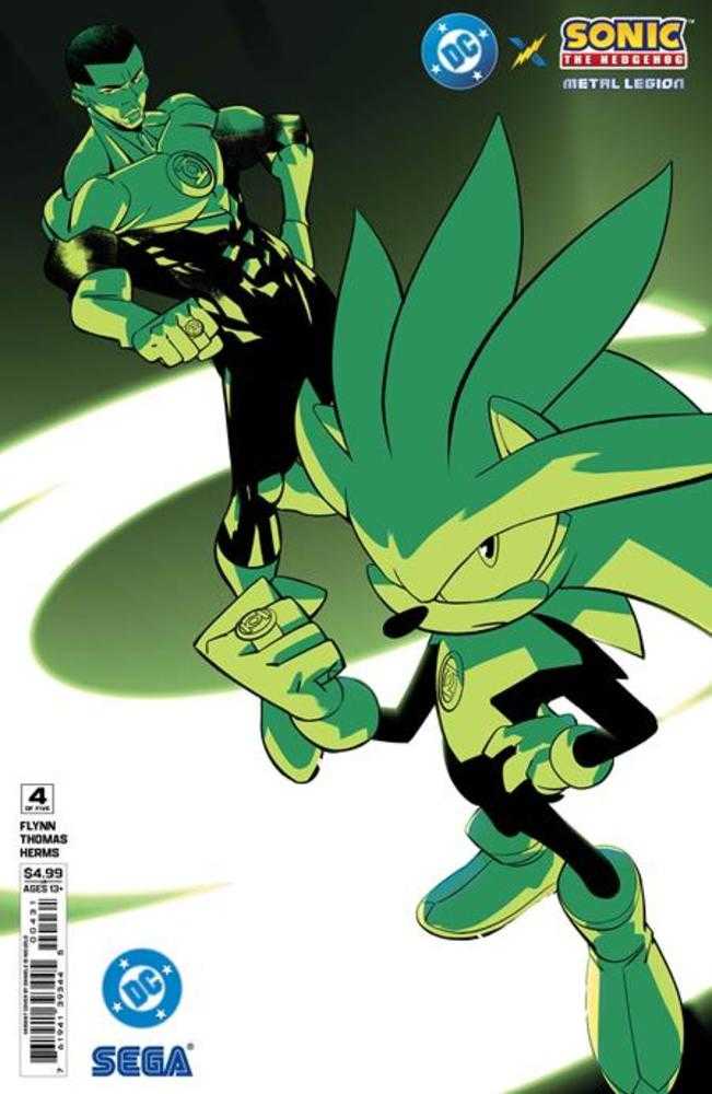DC X Sonic The Hedgehog Metal Legion #4 (Of 5) Cover C Daniele Di Nicuolo Card Stock Variant