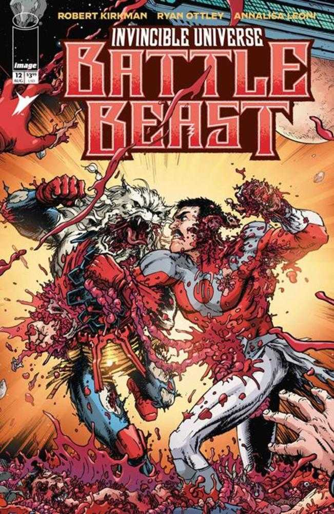 Invincible Universe Battle Beast #12 Cover C 1 in 10 Chris Burnham & Brian Reber Connecting Variant