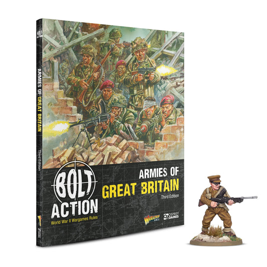 Bolt Action - Armies of Great Britain W/ Capt. John Henry Cound Brunt VC MC special miniature