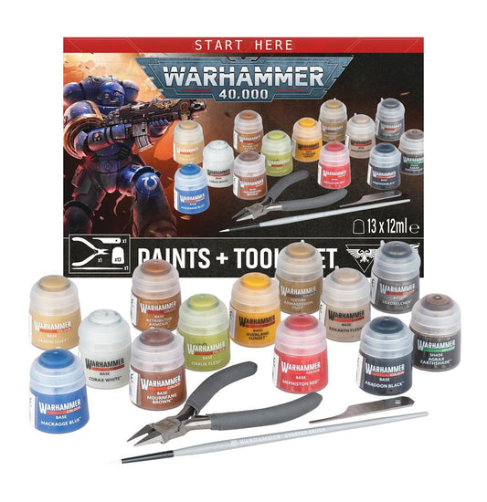 Warhammer 40,000: Paint & Tools Set (11th Ed)