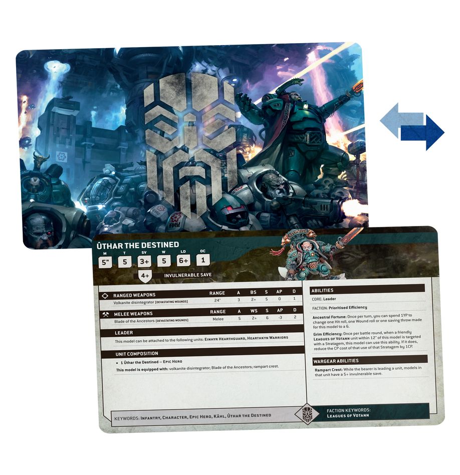 Datasheet Cards: Leagues of Votann