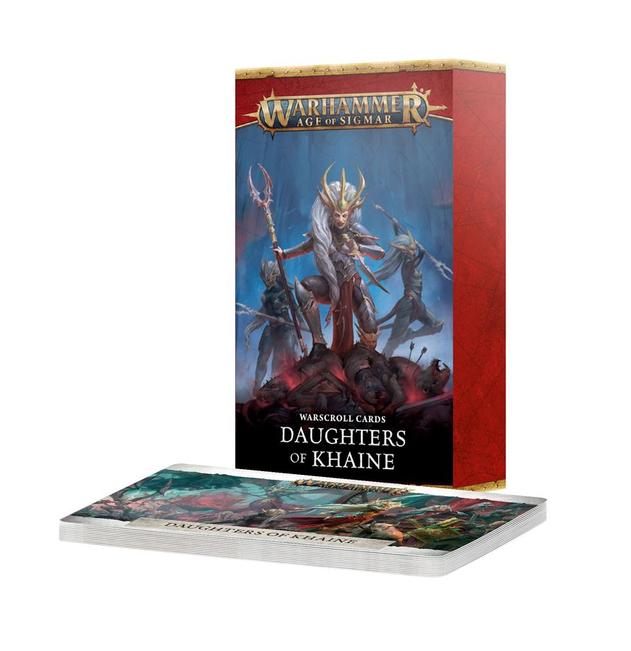 Daughters of Khaine: Warscroll Cards (4th Ed)
