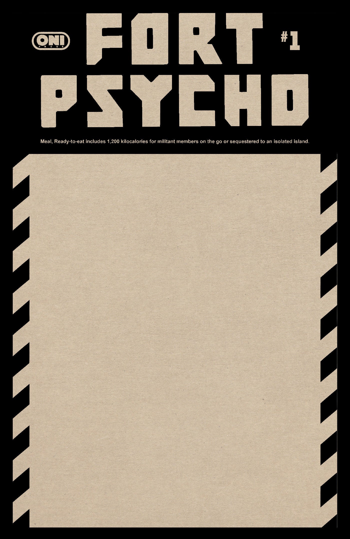 Fort Psycho #1 Cover E Blank Sketch Variant