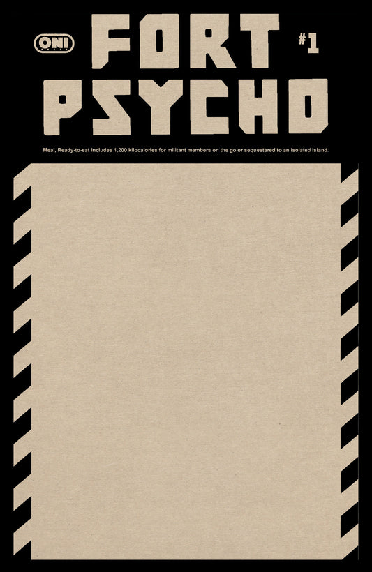 Fort Psycho #1 Cover E Blank Sketch Variant