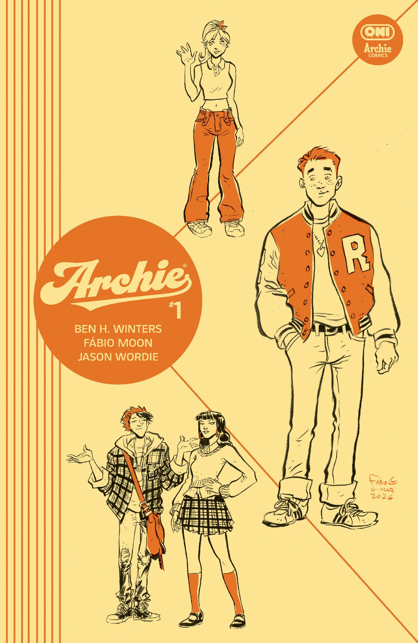 Archie #1 Cover V Fábio Moon Local Comic Shop Day Variant