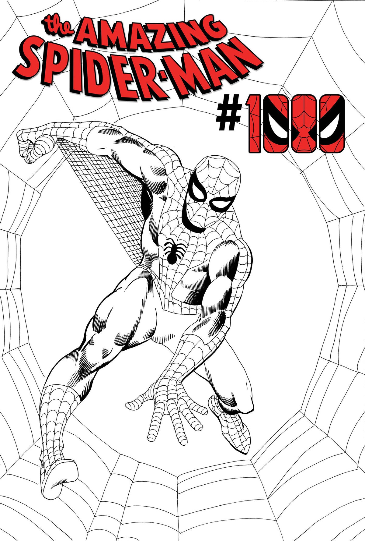 Amazing Spider-Man #1000 Steve Ditko Black And White Variant 1:50