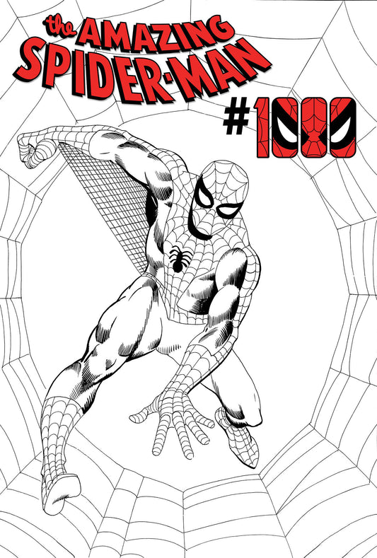 Amazing Spider-Man #1000 Steve Ditko Black And White Variant 1:50