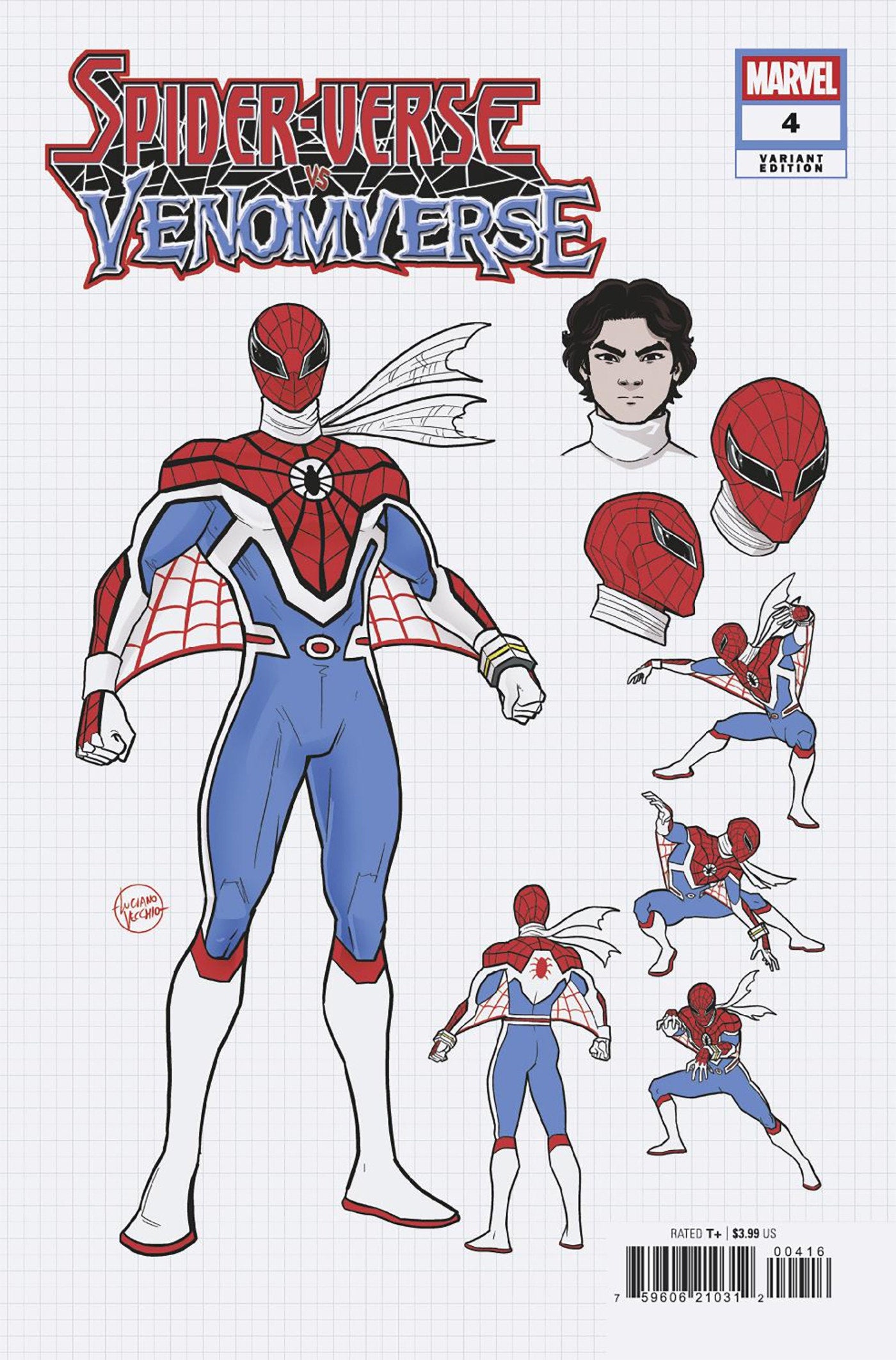 Spider-Verse vs. Venomverse #4 Luciano Vecchio Design Variant 1:10
