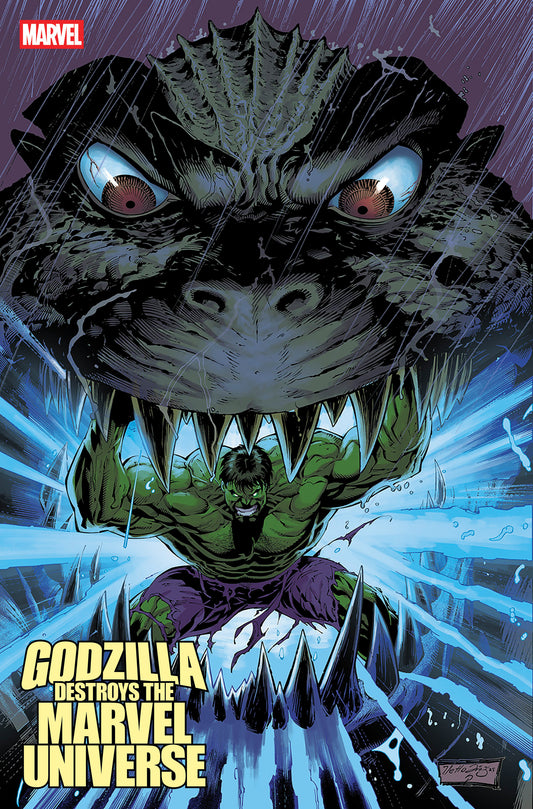 Godzilla Destroys The Marvel Universe #4 Netho Diaz Variant 1:25