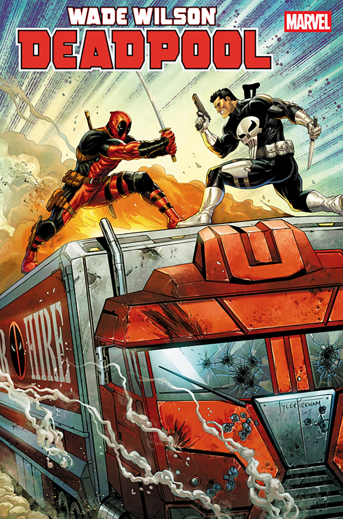 Wade Wilson: Deadpool #9 Tyler Kirkham Variant [Bg] 1:25