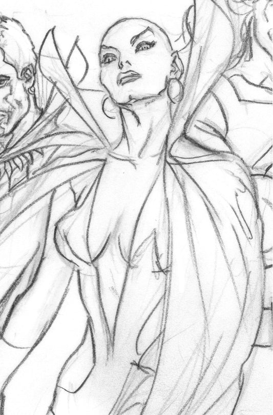Avengers: Armageddon #4 Alex Ross Timeless Full Art Sketch Variant 1:50