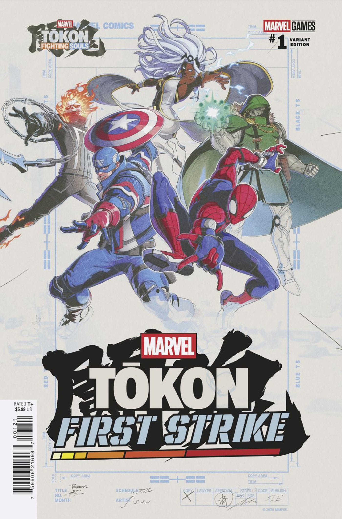 Marvel Tokon: First Strike #1 Marvel Tokon: Fighting Souls Variant