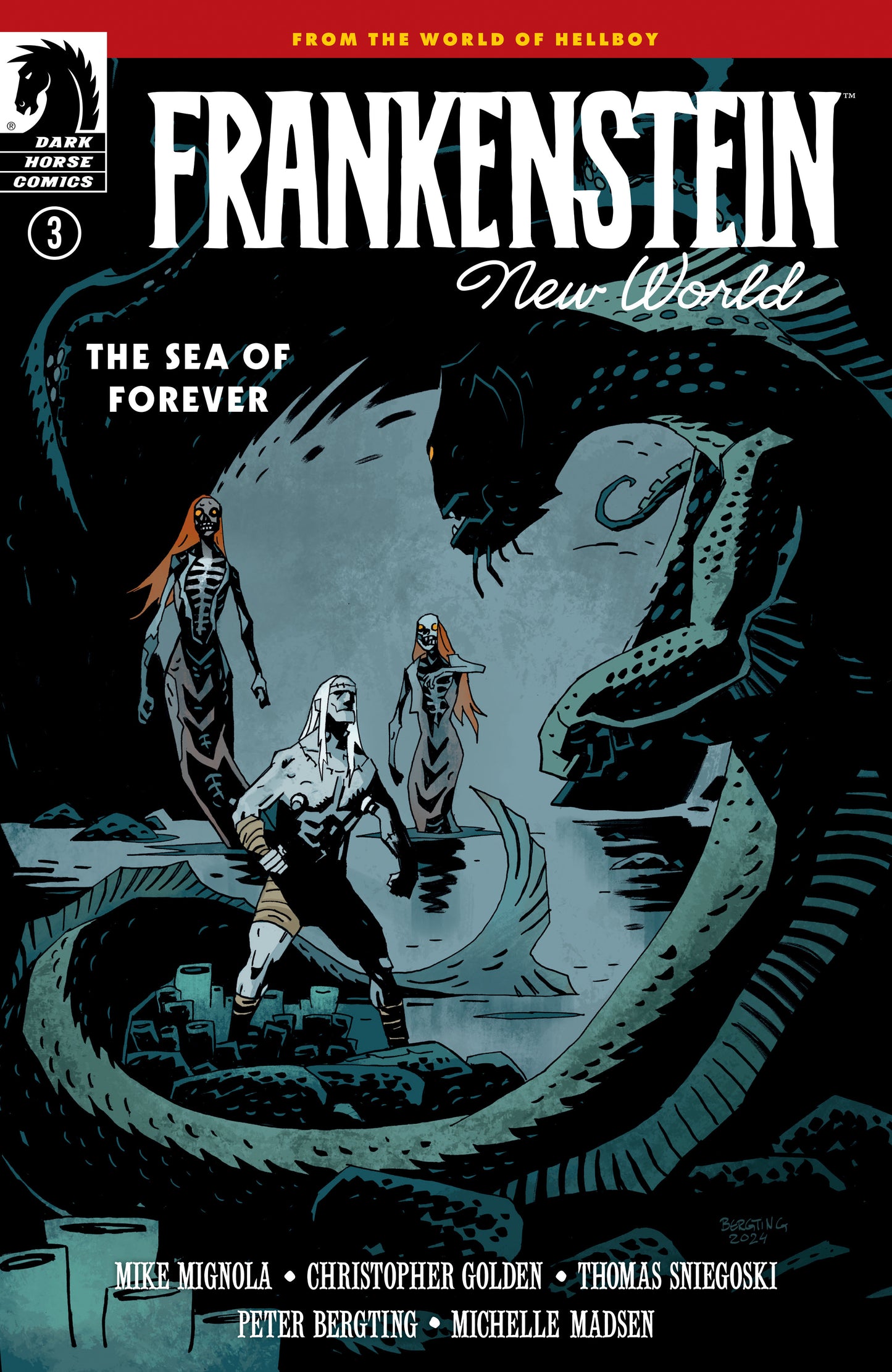Frankenstein: New World--The Sea Of Forever #3 (Cover A) (Peter Bergting)