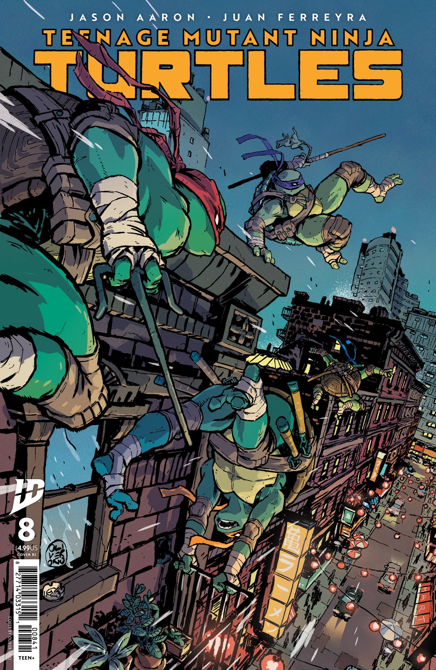 Teenage Mutant Ninja Turtles #8 Variant Ri (10) (Ono)