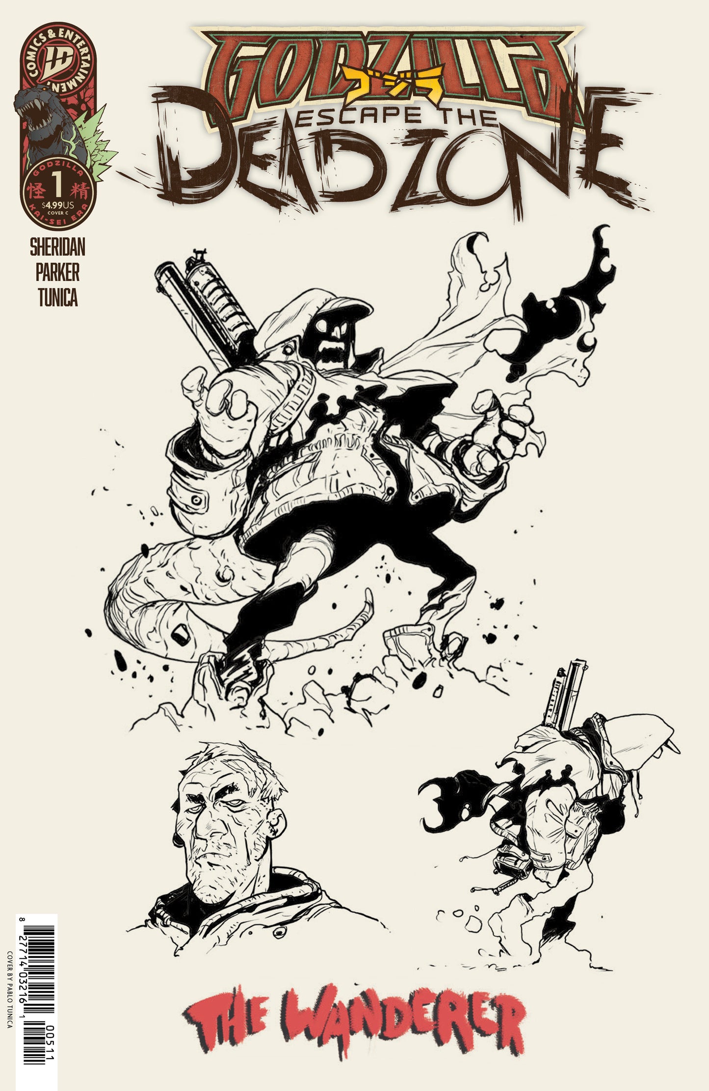 Godzilla: Escape The Deadzone [Kai-Sei Era] #1 Variant C (Tunica Concept Art)