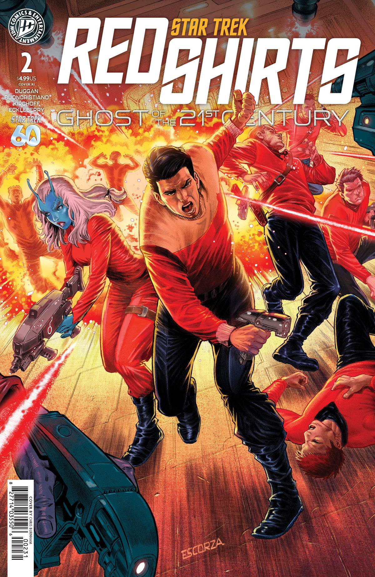 Star Trek: Red Shirts  Ghost Of The 21st Century #2 Variant Ri (10) (Escorza Brothers)