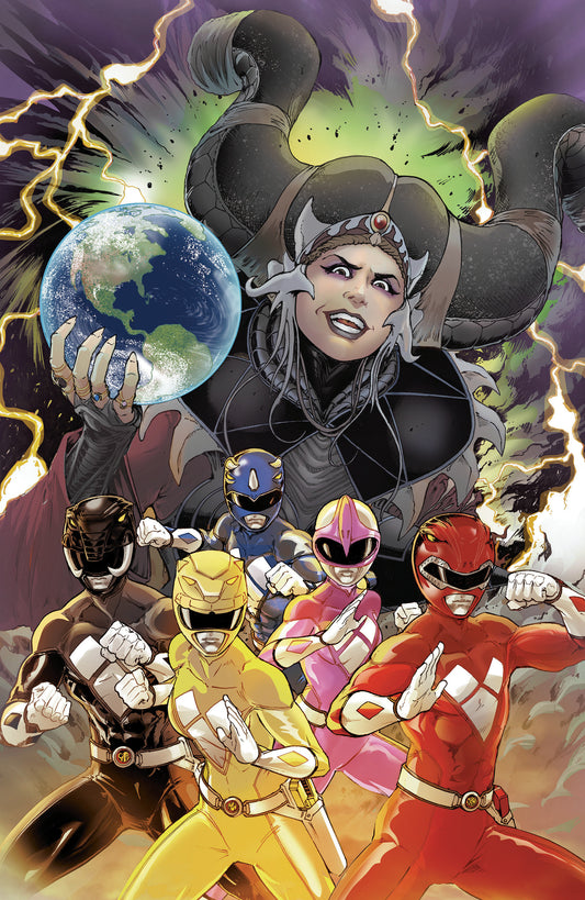 Mighty Morphin Power Rangers (2026) #2 F 1 in 10 Variant Edition Foil Variant (Full Art, Foil, Griffith)