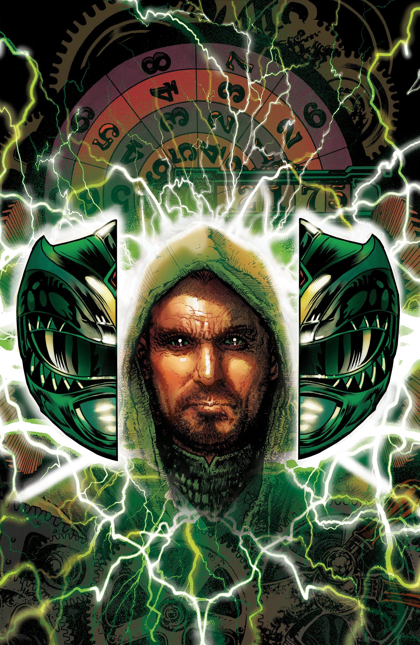 Power Rangers Green #1 F Foil Variant (Full Art, Foil, Harris)