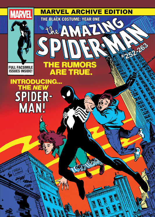 Marvel Archive Edition: Amazing Spider-Man - The Black Costume: Year One Gallery Edition Ron Frenz Original First Issue Cover
