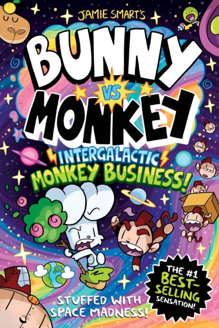 Bunny vs. Monkey: Intergalactic Monkey Business (Hardcover)