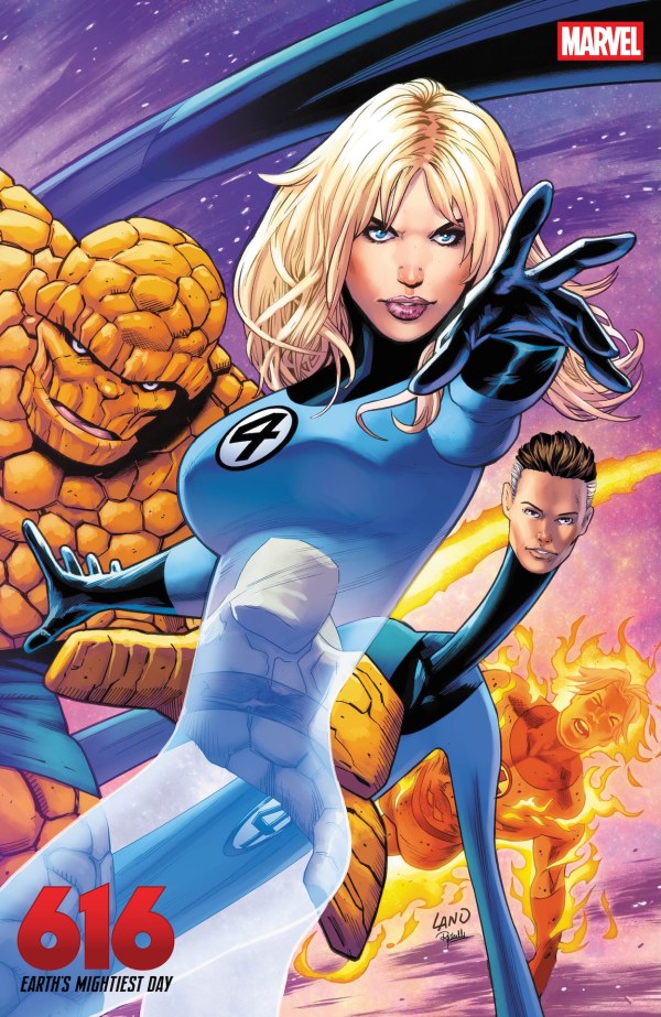 Fantastic Four Fanfare #1 Marvel 616 Day 2025 Greg Land Virgin Variant
