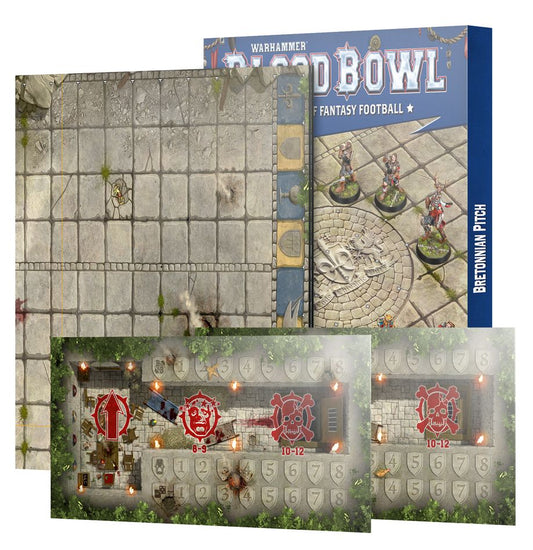 Blood Bowl Bretonian Team Pitch And Dugout