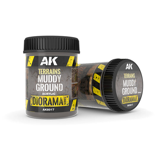 AK Diorama: Terrains Muddy Ground - 250ml (Acrylic)