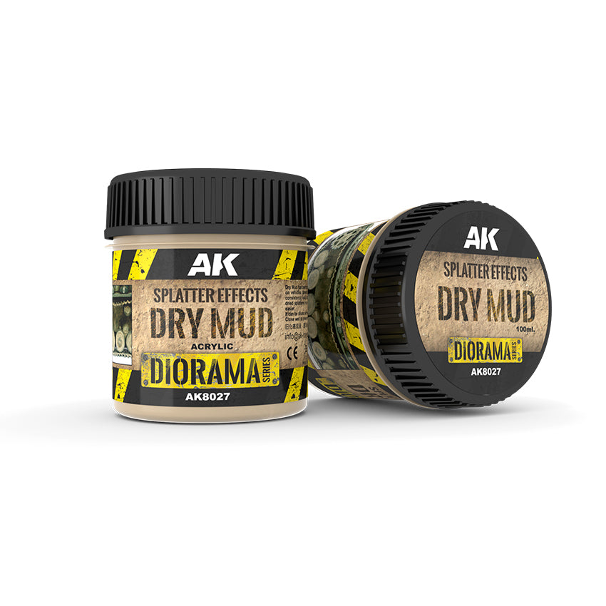 AK Interactive - Splatter Effects Dry Mud 100ml