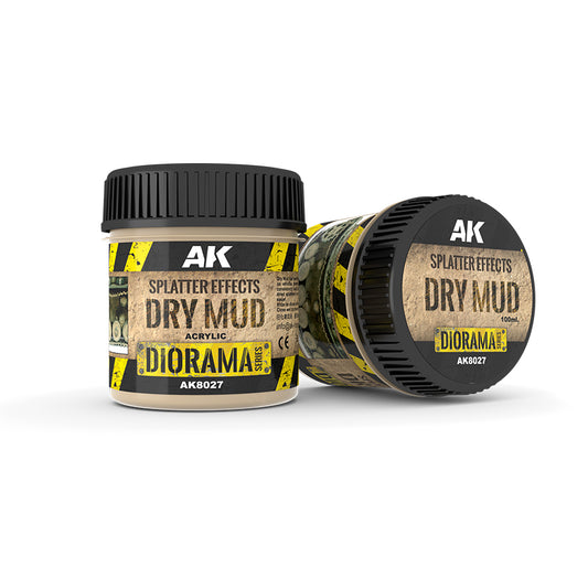 AK Interactive - Splatter Effects Dry Mud 100ml