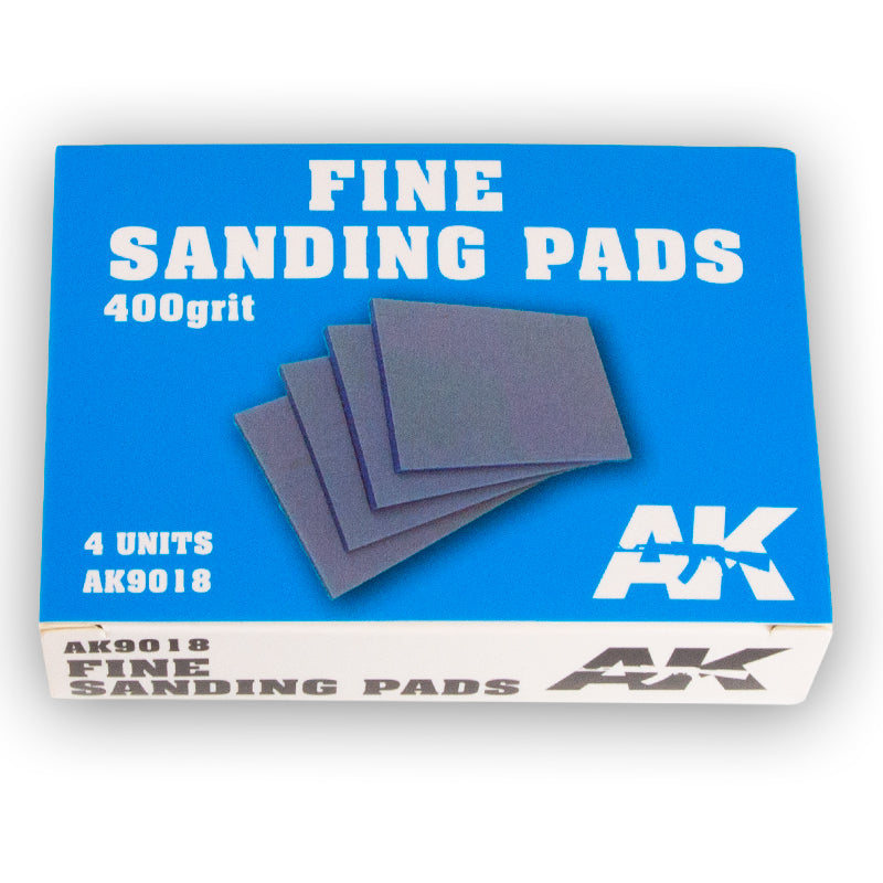 AK Tools: Fine Sanding Pads 400 grit. 4 units