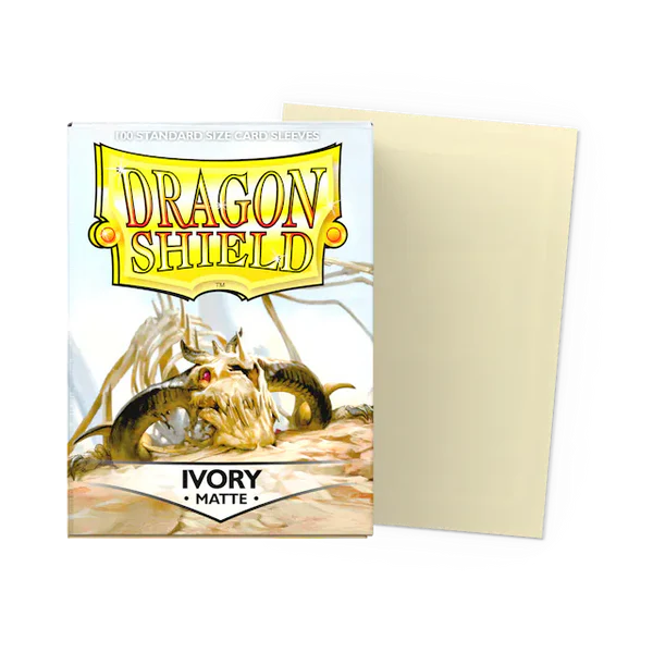 Dragon Shield – Matte Ivory (100 Sleeves)
