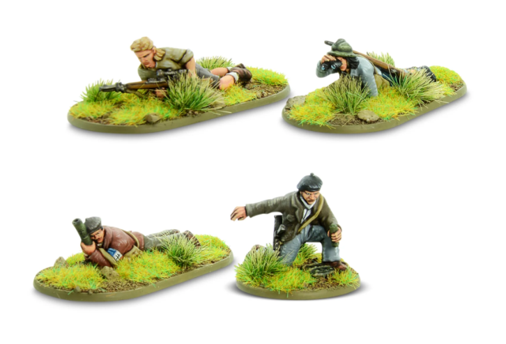 Bolt Action - French Resistance Sniper and Light Mortar Teams