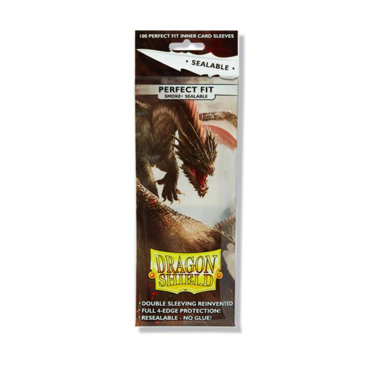 Dragon Shield Standard Perfect Fit Sealable Smoke (100)