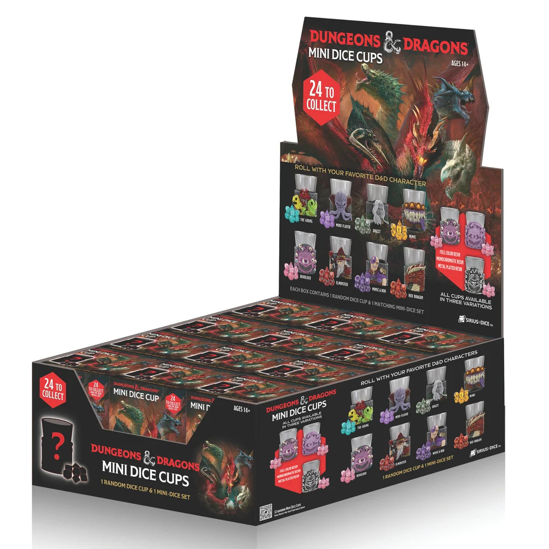 D&D Mini Dice Cups Series 1 Mystery Box