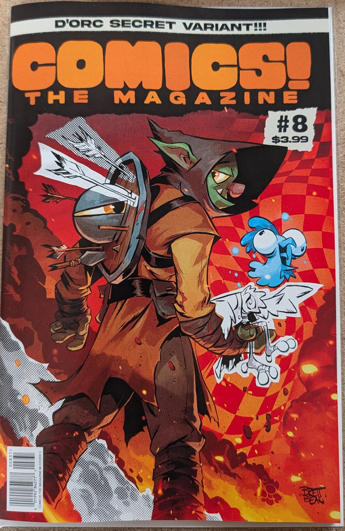 Comics The Magazine #8 - Dorc Secret Cover