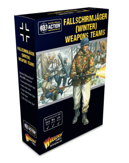 Bolt Action: Fallschirmjager (winter) Weapons Team