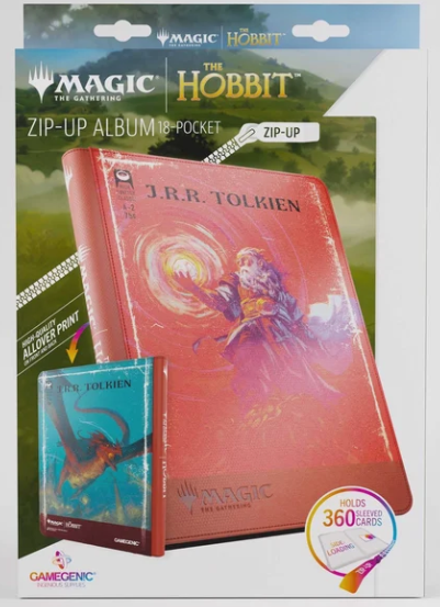 Gamegenic Magic: The Gathering: The Hobbit Zip-Up Album 18-Pocket - The Arkenstone/Smaug, Worm of Dread