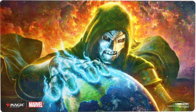Gamegenic Magic: The Gathering Marvel Super Heroes Shiny Playmat - Doom Reigns Supreme
