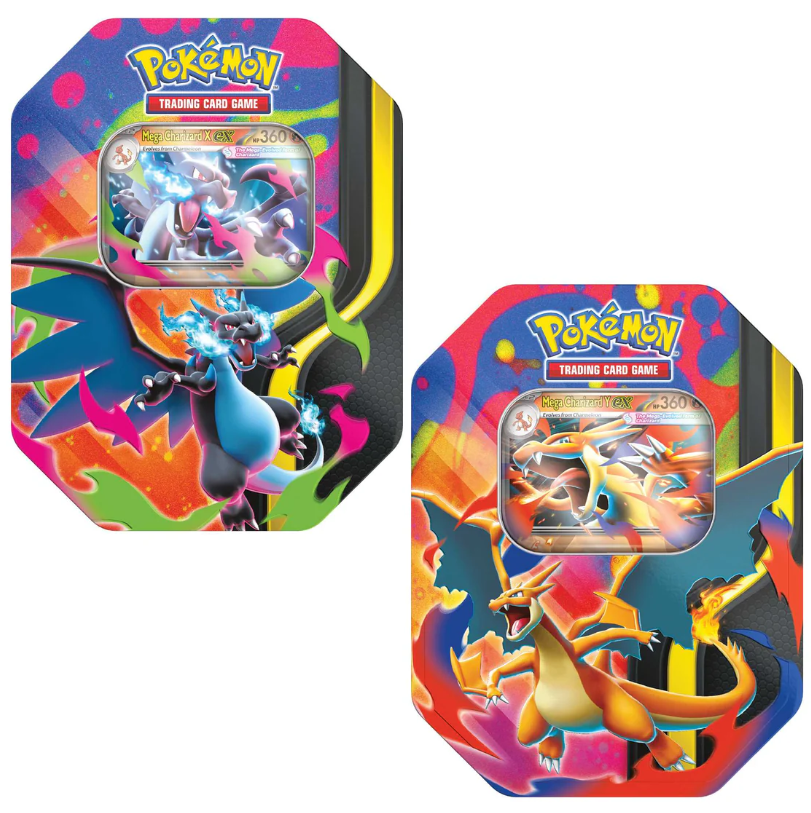 Mega Charizard X & Y EX Tins