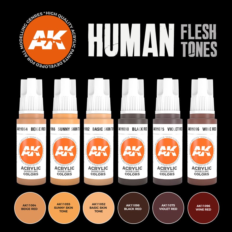 Human Flesh Tones 3rd Gen