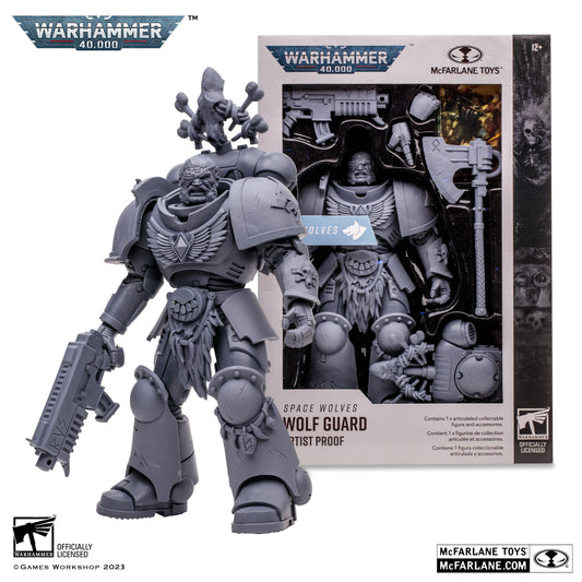 WARHAMMER 40K WV7 SPACE WOLVES WOLF GUARD Artist Proof Action Figure