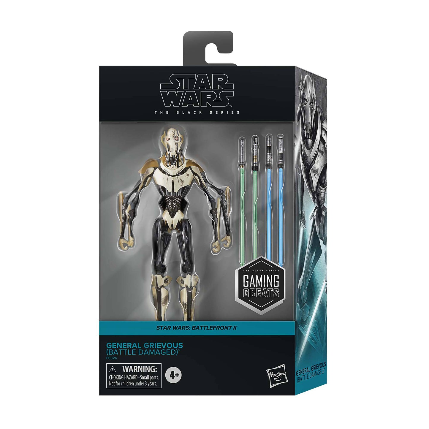 SW BLACK SERIES 6IN GAMING GENERAL GRIEVOUS (BATTLE DAMAGE)