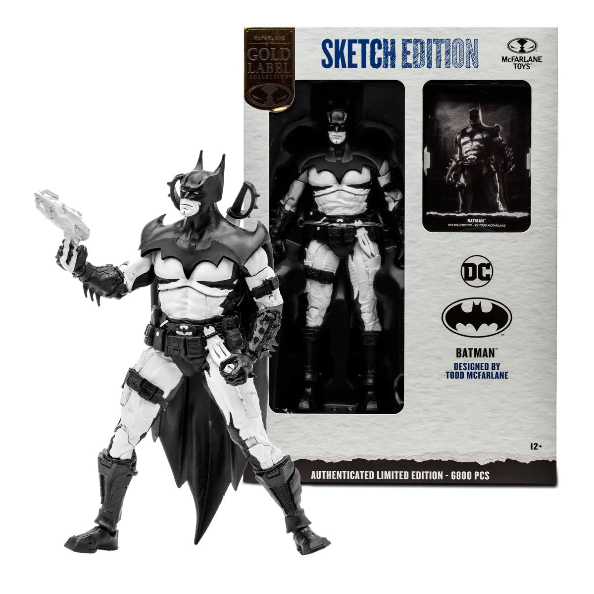 DC Multiverse: Batman "Sketch Edition" Gold Label Action Figure