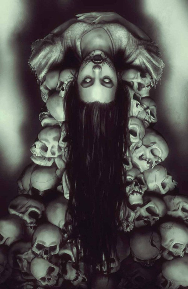 Hello Darkness #10 Cover F 1:10 Rebeca Puebla Black & White Virgin Variant