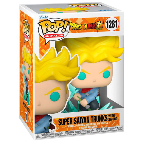 FUNKO POP figure Dragon Ball Super Super Saiyan Trunks with Sword