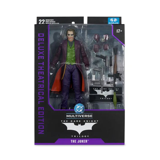 DC Multiverse: Deluxe Theatrical Edition Action Figure: The Dark Knight: The Joker (The Dark Knight)